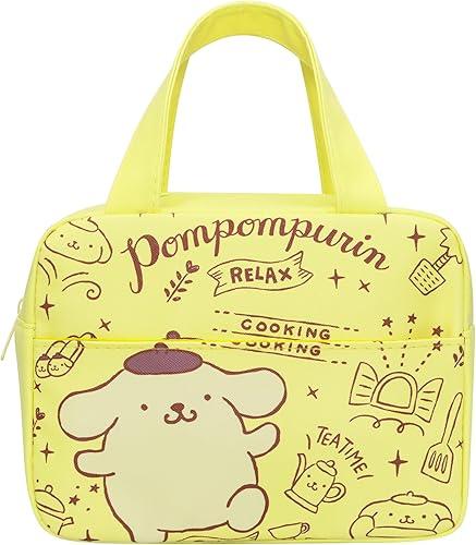 Roffatide Anime PompomPurin Lunch Bag for Work Reusable Insulated Lunch Box Travel Picnic Container Lunch Box for women men