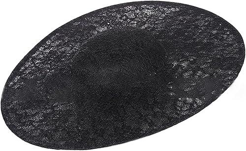 Sinamay Hat Base for Women Millinery Party Base Breathable Round Fascinator Making Supply Costume Hat Base