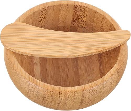 1Set Bamboo Face Mask Mixing Bowl with Spoon DIY Skin Care Tool for Sensitive Facial Skin Home Salon Use
