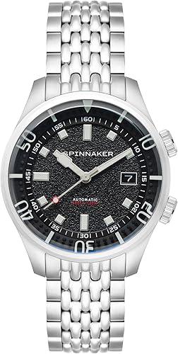 Spinnaker Men's 42mm Bradner Automatic Watch with Solid Stainless Steel Bracelet SP-5062