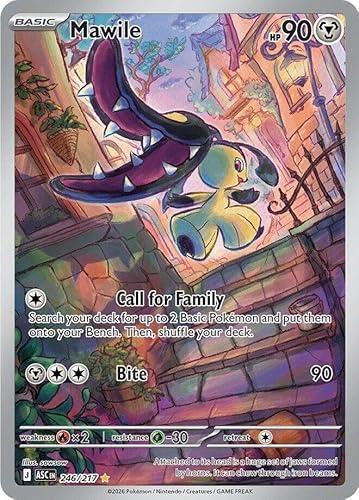 Pokemon - Mawile 246//217 - Ascended Heroes - Illustration Rare - Foil - Single Card
