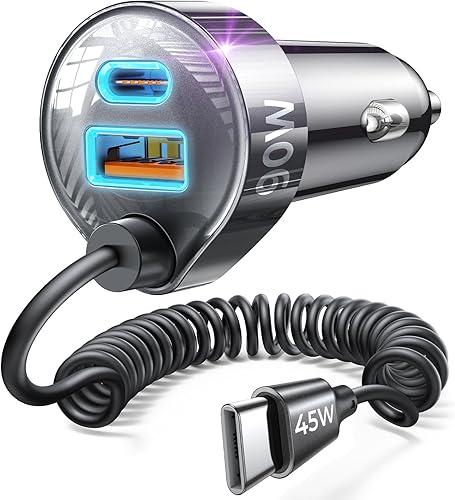 LISEN 90W for iPhone 17 16 15 Pro Max Car Charger USB C Fast Charge,Super Fast for iPhone 17 16 Car Charger USB C Adapter for iPhone 17e 16 15 Pro Max Plus Air,Samsung Galaxy S26 Ultra, Android