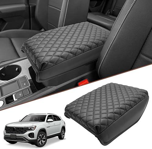 SKTU for 2024 2025 2026 Volkswagen Atlas Center Console Cover 2024 2025 2026 VW Atlas Armrest Cover 2024 2025 Atlas SE/SEL Seat Box Cover VW Atlas 2024 2025 2026 Accessories Center Console Cushion