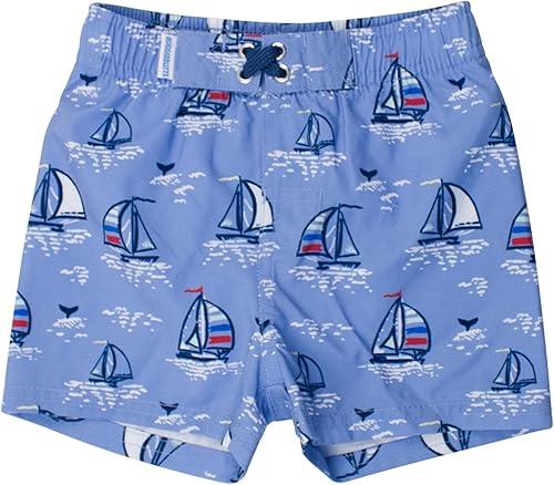 RUGGEDBUTTS Boys UPF50+ Sun Protection Novelty Swim Trunks