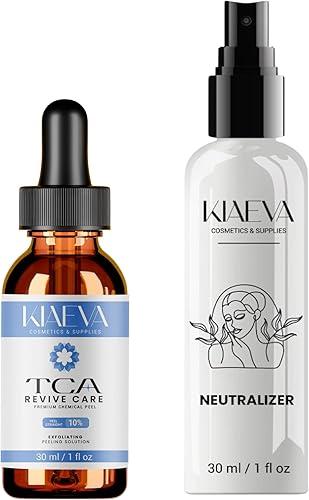 TCARevive Care 10% Skin Renewal Gel Peel – Professional Cosmetic Exfoliant – 1 oz Treatment with 100ml After Peel Neutralizer Solution