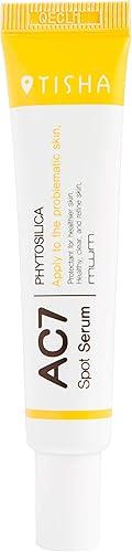 TISHA AC7 Spot Serum Brightening Moisturizing Troubled Skin Acne Problem Solution Cure 0.507fl oz