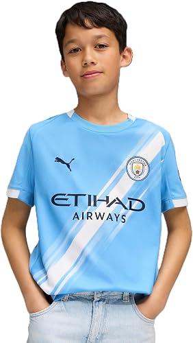 Manchester City FC Kids 2025/26 Home Soccer Jersey