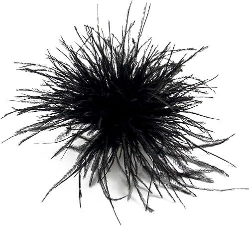 Feather Brooch Corsages Cloth Decorations Brooch Pins Lapel Pins for Woman Men Feather Pin