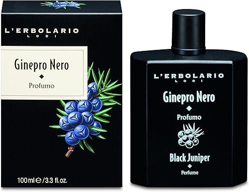 L'Erbolario Black Juniper - Energizing Fragrance With Woody Notes - Can Be Worn Every Day With Pride - Dermatologically Tested - Citrus And Woody Scent - For All Skin Types - 3.3 Oz EDP Spray
