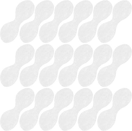 PRETYZOOM 600pcs Disposable Non Woven Eye Mask Paper Pads for Spa and Salon Use, Ultra-thin Soothing Eye Care Patches for Facial Skincare and Moisturizing Treatment