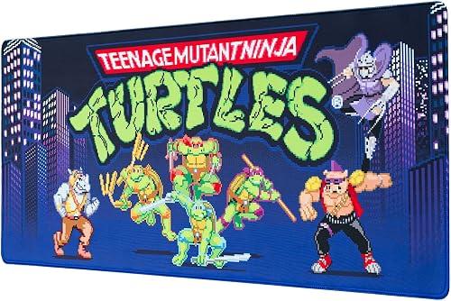 Grupo Erik XXL Mouse Mat - Teenage Mutant Ninja Turtles | Desk Pad, 31.5" x 13.78" Non-Slip Rubber Base Mouse Pad, Gaming Mouse Pad, Keyboard Mouse Mat | Gaming Gifts, Gamer Gifts