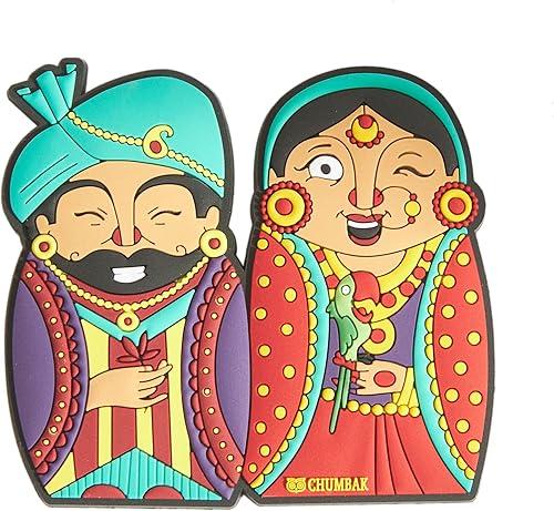Chumbak Raja Rani Magnet (Multicolour)