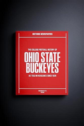 Signature gifts Personalized College Football Newspaper History Book, A3 Large Deluxe Hardcover - College Football Fan, Alumni, Students Keepsake Gift