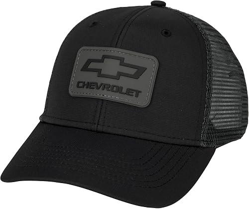 Chevy Logo Black and Grey Colorway Mesh Back Hat