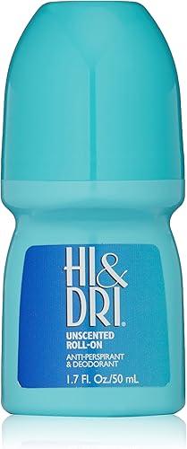 Revlon Hi & Dri Roll-On Anti-Perspirant Unscented, 1.7 Ounce