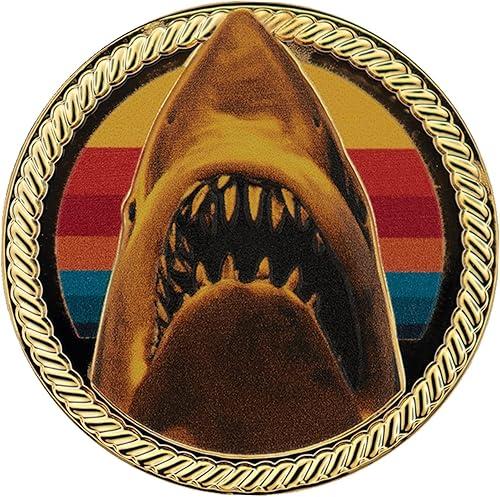 Jaws 50th Anniversary Limited Edition 24K Gold-Plated Collectible Coin
