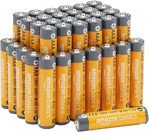 Amazon Basics AAA Long-Lasting Alkaline Batteries, 36-Count, 1.5 Volt, Reliable Performance, 10-Year Shelf Life, Emergency Storage — 15% off