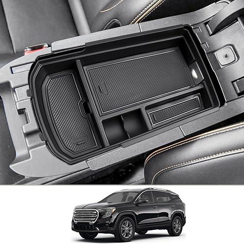 CDEFG for 2018-2024 GMC Terrain Center Console Organizer for 2018-2024 GMC Terrain Accessories Middle Console Organizer 2024 GMC Terrain Armrest Storage Box