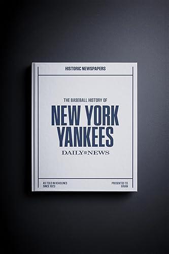 Signature gifts Personalized Baseball History Book - Sports Fan Gift - A Major League History Told Through Archive Newspaper Coverage