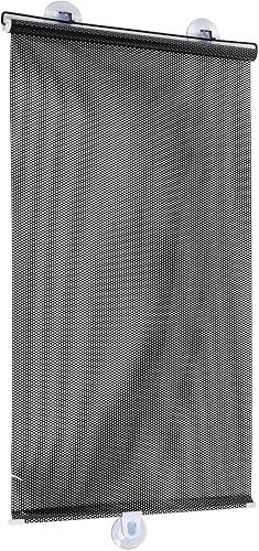 SAFIGLE Suction Blinds for Window and Door, Blackout Sunshade Film with Suction Cups, Temporary Roller Blinds for Balcony and Skylight Shade