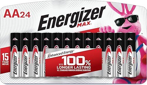 Energizer AA Batteries, MAX Double AA Battery Alkaline, 24 Count — 25% off
