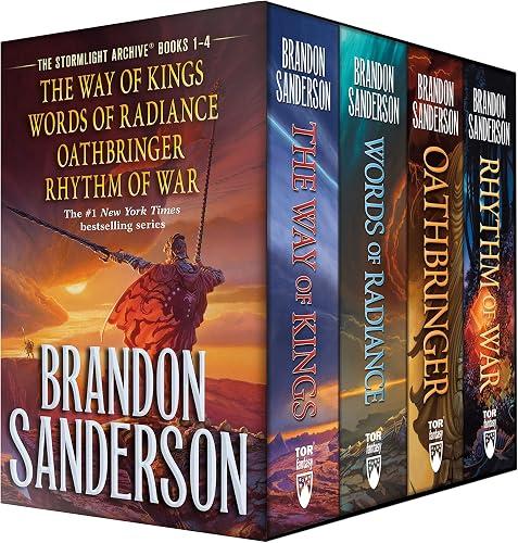 Stormlight Archives HC Box Set 1-4: The Way of Kings, Words of Radiance, Oathbringer, Rhythm of War