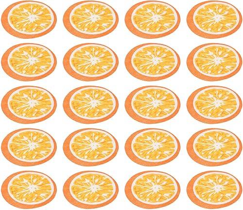 Mipcase Orange Patterned Facial Sheet 50pcs Hydrating Disposable Face Mask Skincare Sheets for Facial and Neck Moisturizing Care Sessions