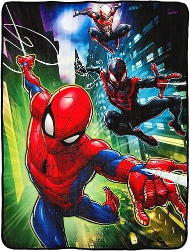 Northwest Spider-Man Micro Raschel Throw Blanket, 46" x 60", Swing City