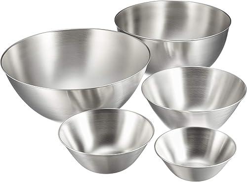 Sori Yanagi stainless bowl 5 pcs