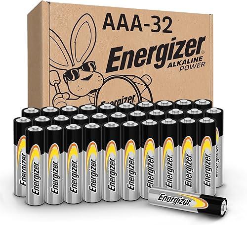 Energizer Alkaline Power AAA Batteries, 32 Count, Long-Lasting Triple A Batteries, Suitable for Everyday Electronics and Emergency Gear — 16% off