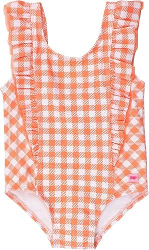 RuffleButts® Baby/Toddler Girls Ruffle Strap One Piece Swimsuit w/UPF 50+ Sun Protection