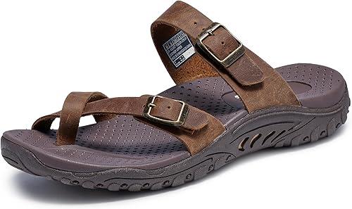 Skechers Women's Reggae-carribean - Double Buckle Toe Thong Slide