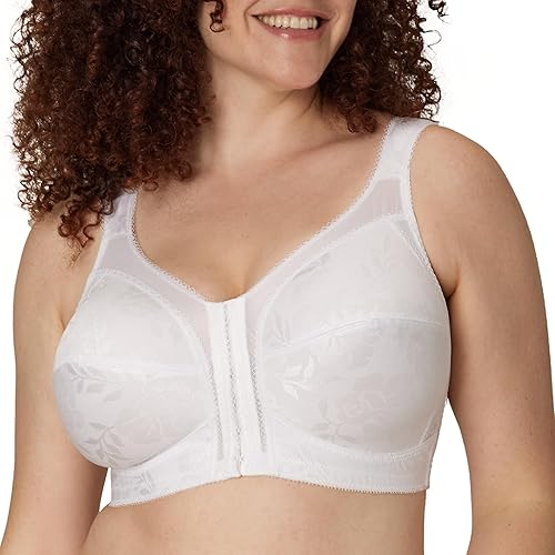 Playtex Women's 18 Hour Front-Close Wireless Bra, 4-Way TruSUPPORT Bra with Flex Back