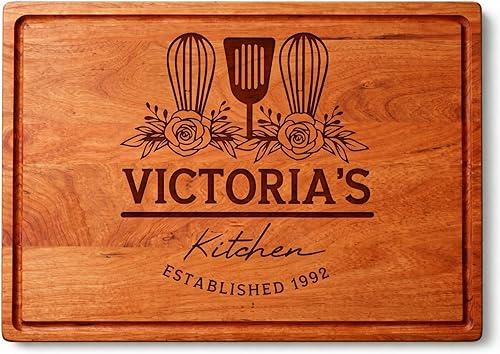 Personalized Cutting Board - Unique and Long Lasting Gift Idea For Mother's Day, Anniversary, Birthday - Best Personalized Mothers Day Gift, Grandma, Mother-in-Law, Daughter, and Women