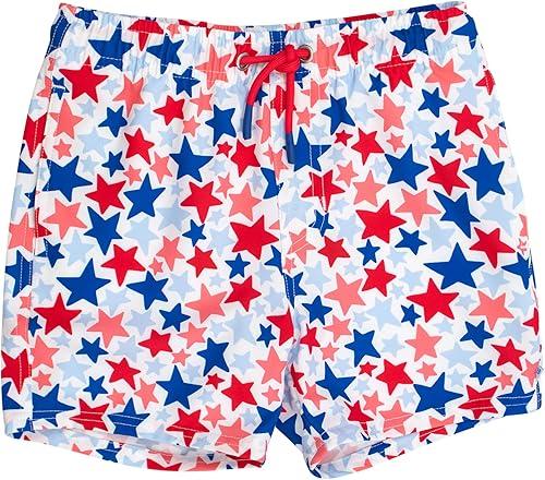 RUGGEDBUTTS Boys UPF50+ Stretch Swim Trunks