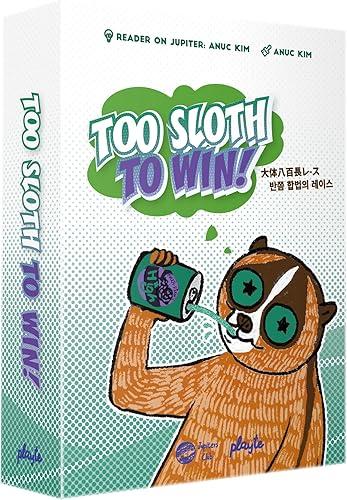 Too Sloth to Win Board Game - Strategic Racing & Betting Card Game - Second Place Wins The Cash - Funny Party Game for Adults & Teens (Ages 14+)
