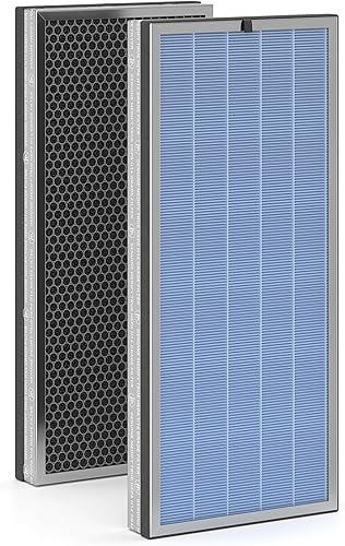 Medify MA-112 PRO Genuine Replacement Filter Set for Allergens, Smoke, Wildfires, Dust, Pollen, Pet Dander | 3 in 1 with Pre-filter, True HEPA H14 and Activated Carbon for 99.97% Removal | 1-Pack