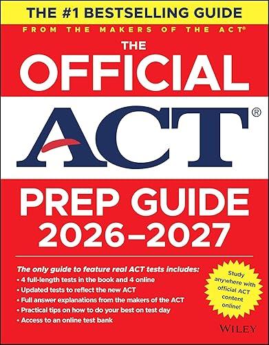 The Official ACT Prep Guide 2026-2027: Book + Online