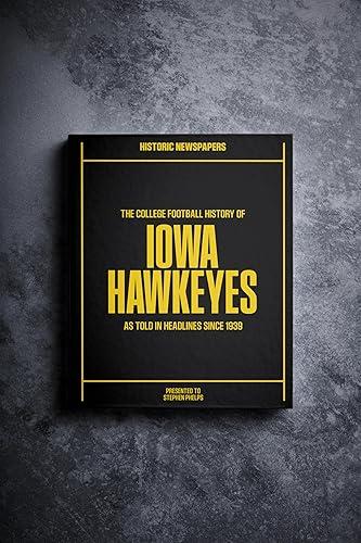 Signature gifts Personalized College Football Newspaper History Book, A3 Large Deluxe Hardcover - College Football Fan, Alumni, Students Keepsake Gift