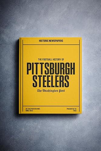 Signature gifts Personalized Football History Book - Sports Fan Gift - A Pro Football History Told Through Newspaper Archive Coverage - Add a Name Gold Foil Embossed for Free