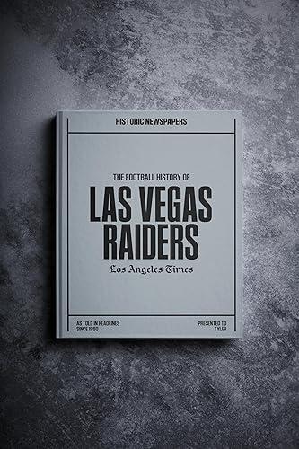 Signature gifts Personalized Football History Book - Sports Fan Gift - A Pro Football History Told Through Newspaper Archive Coverage - Add a Name Gold Foil Embossed for Free