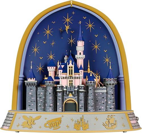Hallmark Keepsake Disney Christmas Ornament 2025, Disneyland 70th Anniversary A Magical Celebration Musical with Light, Sleeping Beauty Castle