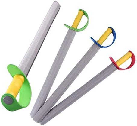 4 Pcs Foam Shield Toy Set Performance Props Swords Birthday Party Activities Event Role for Play
