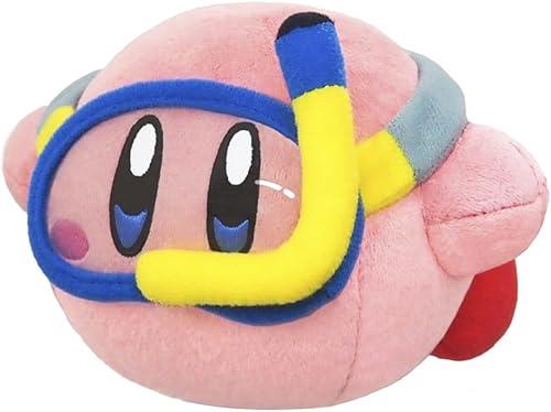 Little Buddy 1996 Kirby's Adventure All Star Collection Kirby Swim Plush, 6"