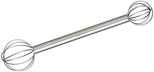 Stainless Steel Head Miso Mixer, Precise Stirring Spoon for Consistent Flavor & Soup Prep Japanese Styles Nonrust Steel Muddler