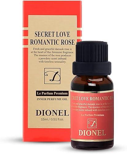 Dionel Secret Love Romantic Rose inner perfume fragrance oil for underwear women Long-lasting feminine Fragrance with rich and rose Scent 15ml 0.51fl.oz