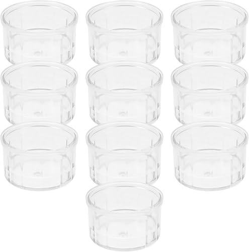 DOITOOL 10pcs Cocktail Shaker Lids - Plastic Shaker Cap Replacement, Beverage Mixing Covers Caps for Bubble Tea, Juice