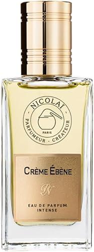 Parfums De Nicolai Crème Ébène Intense Eau de Parfum Unisex Woody Gourmand Fragrance | Creamy Dates & Dark Woods with Cedar, Sandalwood, Cardamom, Saffron, Vanilla & Musk Long-Lasting EDP Perfume 30ml