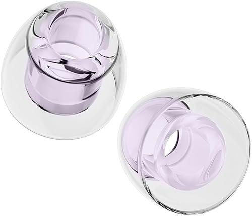 NICEHCK P03 3 Pairs Transparent Liquid Silicone Ear Tips for in-Ear Headphones, Soft Eartips Replacement with Noise Isolation, Enhance Sound Naturalness (Full Set(S/M/L Sizes)