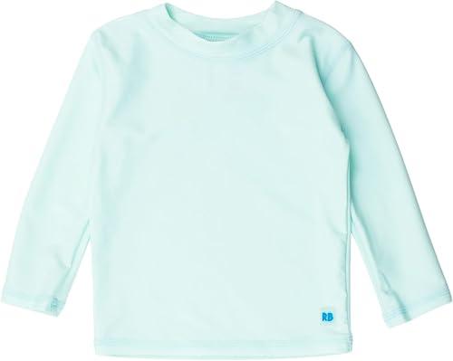 RUGGEDBUTTS® Baby/Toddler Boys Long Sleeve Rash Guard Swim Shirt w/UPF 50+